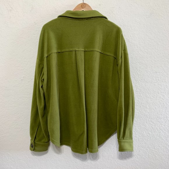 La Miel Matilda Jacket Oversized Lightweight Jacket Button Up Front Womens Small - Picture 6 of 13